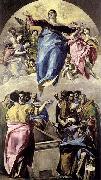 El Greco The Assumption of the Virgin china oil painting reproduction